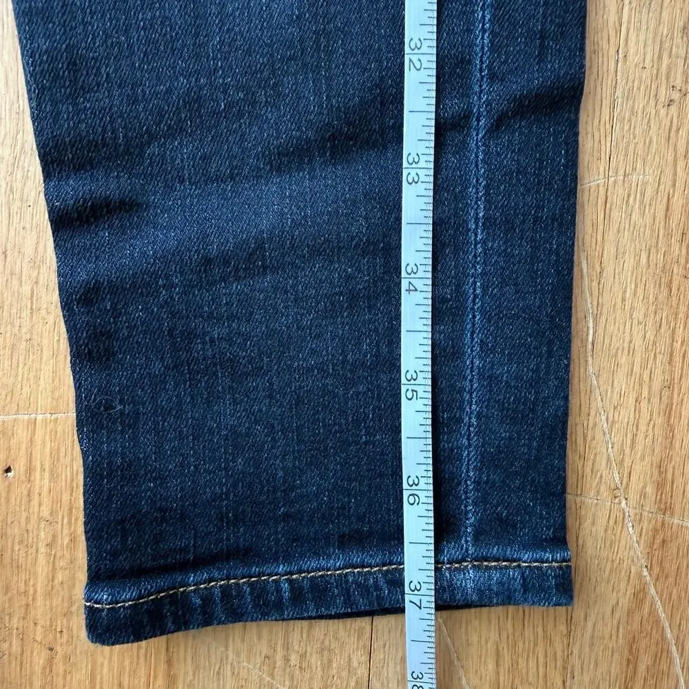 Frame Le Skinny de Jeanne Wellington Stretch Blue Denim Jeans Size 25 Minimal - Picture 9 of 12
